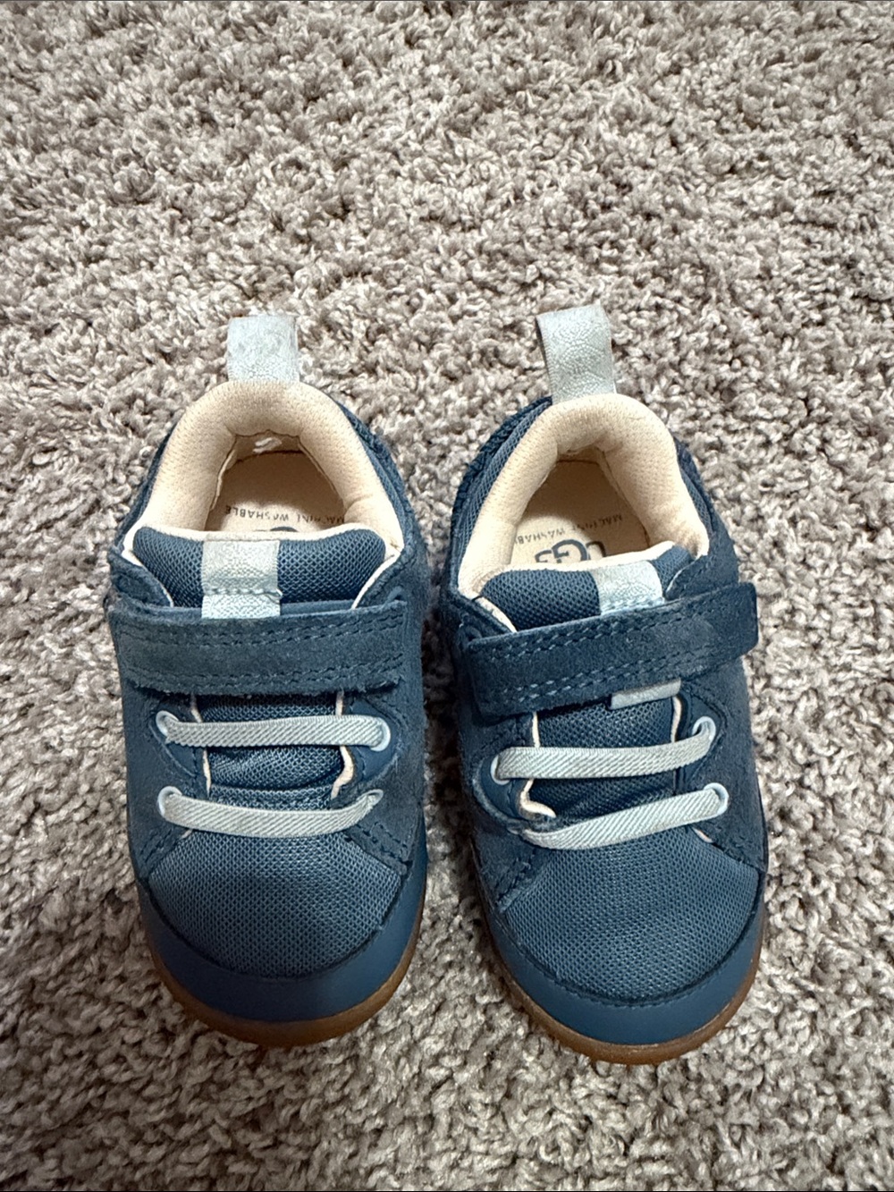 UGGS Kids Blue Casual Sneakers - Soft Slip-On Comfort